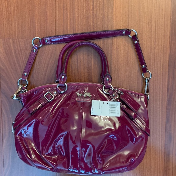 Coach Handbags - Patent Coach Handbag with Flaws
